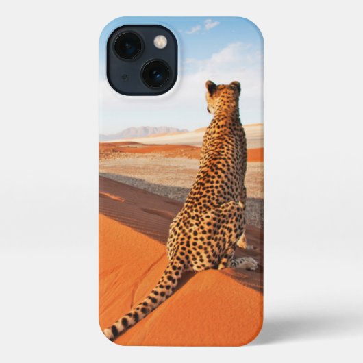 Deserts Cheetah Savannah Desert iPhone Hoesje (Achterkant)