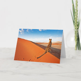 Deserts Cheetah Savannah Desert Kaart