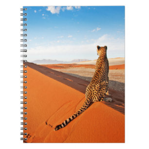 Deserts Cheetah Savannah Desert Notitieboek