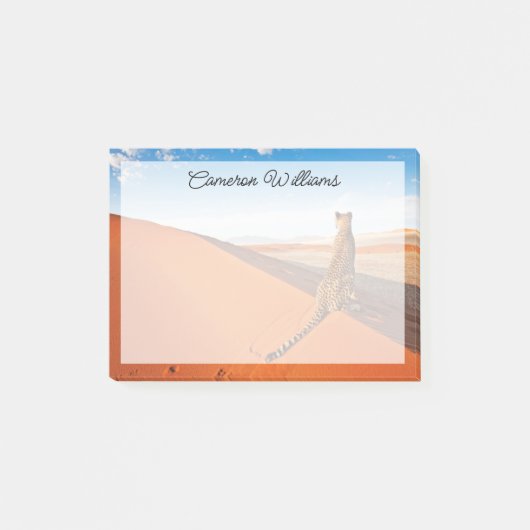 Deserts Cheetah Savannah Desert Post-it® Notes (Voorkant)