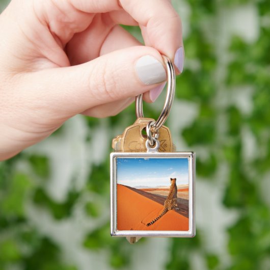 Deserts Cheetah Savannah Desert Sleutelhanger (Hand)