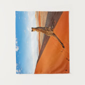Deserts Cheetah Savannah Desert Wandkleed (Voorkant)