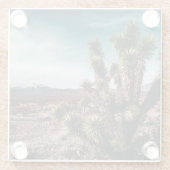 Deserts | Cholla Cactus Glazen Onderzetter (Achterkant)