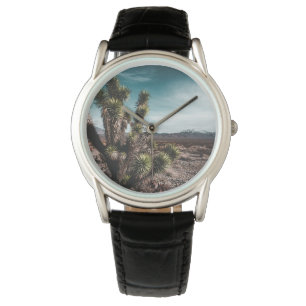 Deserts Cholla Cactus Horloge