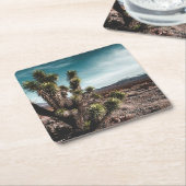 Deserts | Cholla Cactus Kartonnen Onderzetters (Schuin)