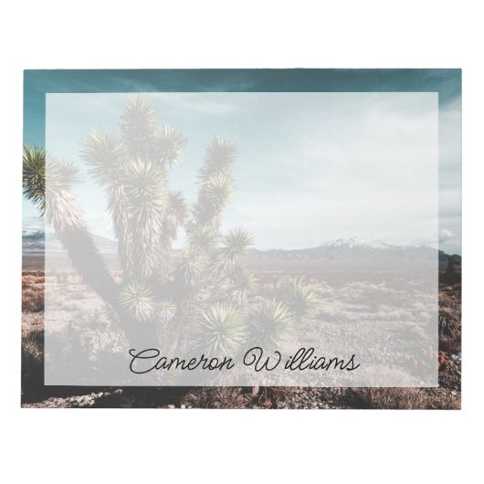 Deserts | Cholla Cactus Notitieblok (Voorkant)