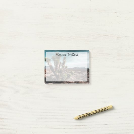 Deserts | Cholla Cactus Post-it® Notes (Op bureau)