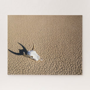 Deserts   Cow Skull on the Desert Ground Legpuzzel