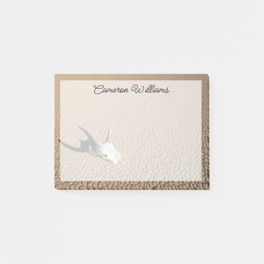 Deserts | Cow Skull on the Desert Ground Post-it® Notes (Voorkant)