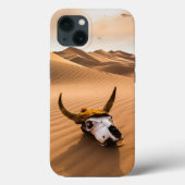 Deserts | Cow Skull Rippled Sand Dunes Case-Mate iPhone Case (Achterkant)