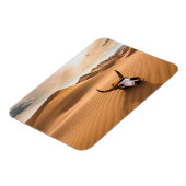 Deserts | Cow Skull Rippled Sand Dunes Magneet (Linkerzijde)