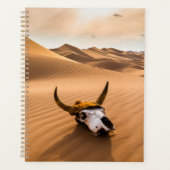 Deserts | Cow Skull Rippled Sand Dunes Planner (Voorkant)