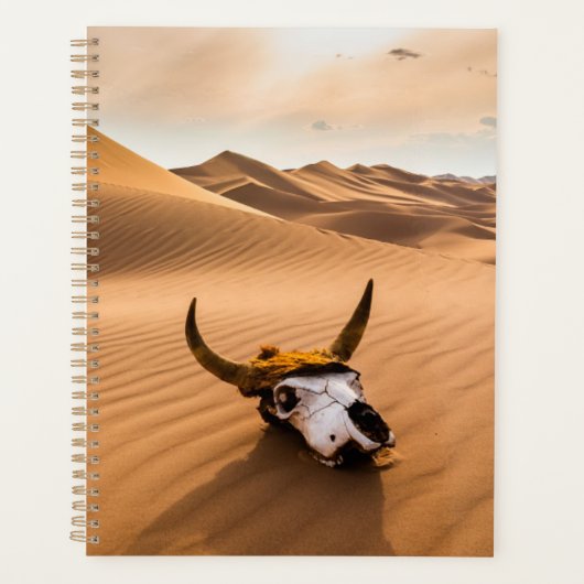 Deserts | Cow Skull Rippled Sand Dunes Planner (Voorkant)