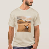 Deserts | Cow Skull Rippled Sand Dunes T-shirt (Voorkant)
