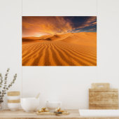 Deserts Desert in the United Arab Emirates Poster (Keuken)