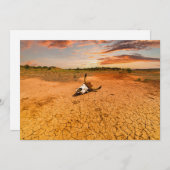 Deserts | Desert with Cow Skull Bedankkaart (Voorkant / Achterkant)