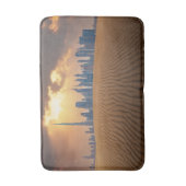 Deserts Dubai's Skyline View from Sand Dune Badmat (Voorkant Verticaal)