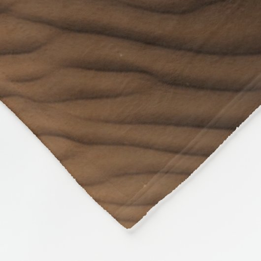 Deserts Dubai's Skyline View from Sand Dune Fleece Deken (Hoek)