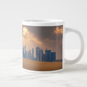 Deserts Dubai's Skyline View from Sand Dune Grote Koffiekop (Rechts)