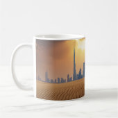 Deserts Dubai's Skyline View from Sand Dune Koffiemok (Links)