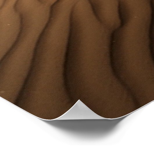 Deserts Dubai's Skyline View from Sand Dune Poster (Hoek)