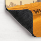 Deserts Dubai's Skyline View with Camels Muismat (Hoek)