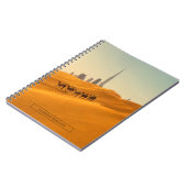 Deserts Dubai's Skyline View with Camels Notitieboek (Linkerzijde)