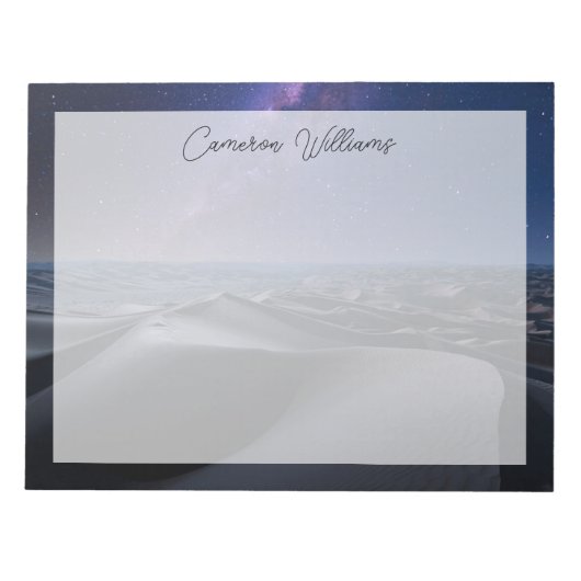 Deserts | Empty Quarter Desert Abu Dhabi Notitieblok (Voorkant)