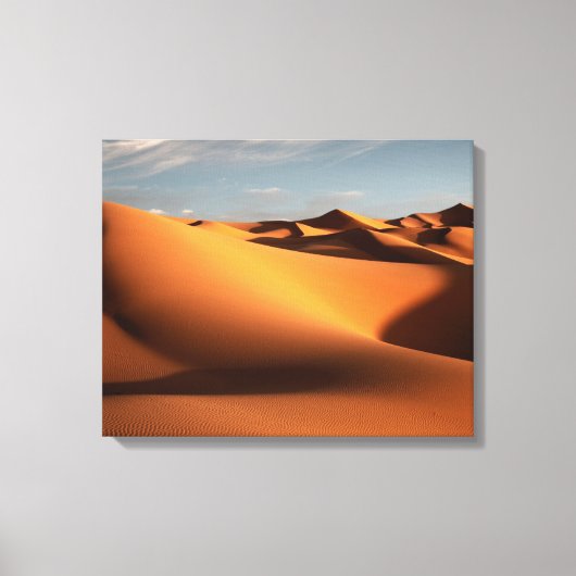 Deserts | Erg Chebbi Dunes Morocco Canvas Afdruk (Voorkant)