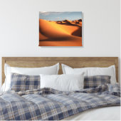 Deserts | Erg Chebbi Dunes Morocco Canvas Afdruk (Insitu (Slaapkamer))