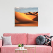 Deserts | Erg Chebbi Dunes Morocco Canvas Afdruk (Insitu (Woonkamer))