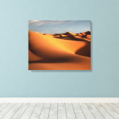 Deserts | Erg Chebbi Dunes Morocco Canvas Afdruk (Insitu (Houten vloer))