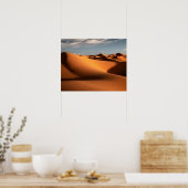 Deserts | Erg Chebbi Dunes Morocco Poster (Keuken)