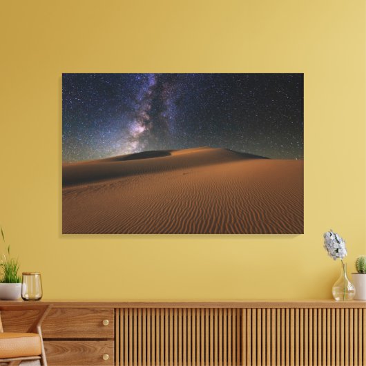 Deserts | Gobi Desert, Mongolia Canvas Afdruk (Insitu (Woonkamer))