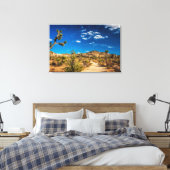 Deserts Joshua Tree National Park Canvas Afdruk (Insitu (Slaapkamer))