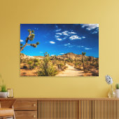 Deserts Joshua Tree National Park Canvas Afdruk (Insitu (Woonkamer))