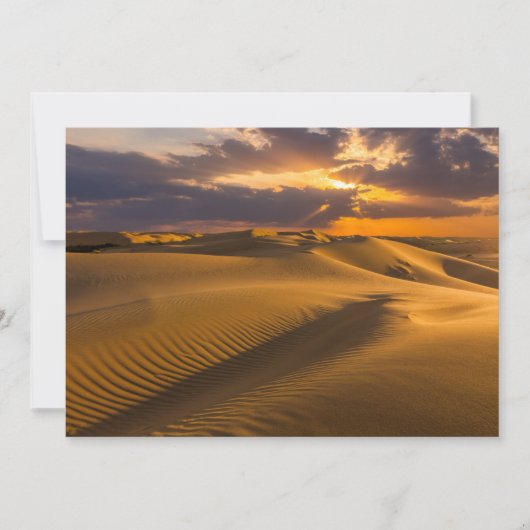 Deserts | Landscape of Sand Dunes Bedankkaart (Voorkant)