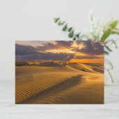 Deserts | Landscape of Sand Dunes Bedankkaart (Staand voorkant)