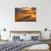 Deserts | Landscape of Sand Dunes Canvas Afdruk (Insitu (Slaapkamer))