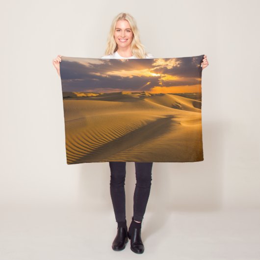 Deserts | Landscape of Sand Dunes Fleece Deken (In situ)