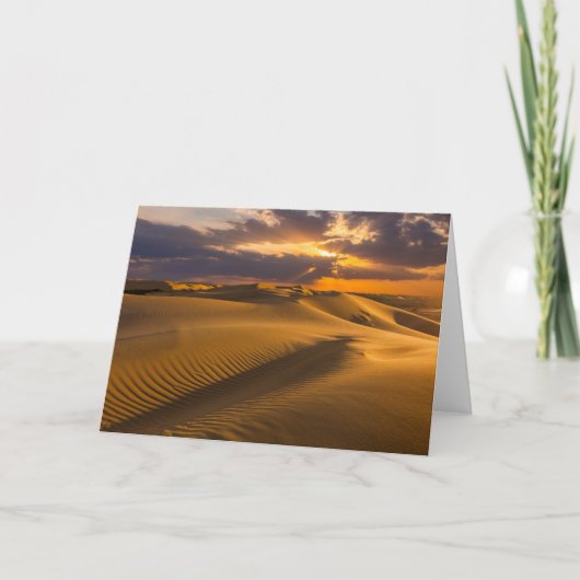 Deserts | Landscape of Sand Dunes Kaart (Voorkant)