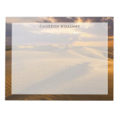 Deserts | Landscape of Sand Dunes Notitieblok (Voorkant)