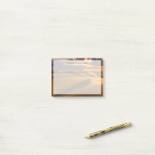 Deserts | Landscape of Sand Dunes Post-it® Notes (Op bureau)