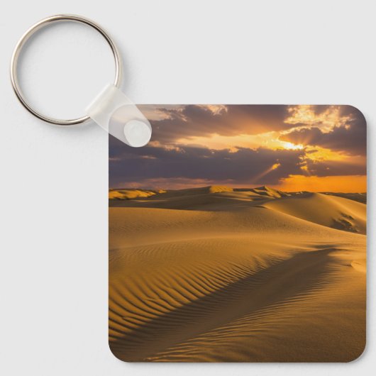 Deserts | Landscape of Sand Dunes Sleutelhanger (Voorkant)