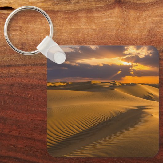 Deserts | Landscape of Sand Dunes Sleutelhanger (Voorkant)