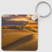 Deserts | Landscape of Sand Dunes Sleutelhanger (Achterkant)