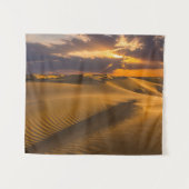 Deserts | Landscape of Sand Dunes Wandkleed (Voorkant (horizontaal))