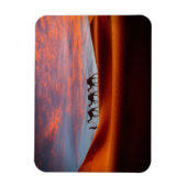 Deserts Man & Camels in the Sand Dunes Magneet (Verticaal)