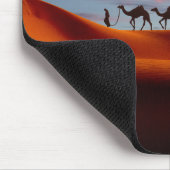 Deserts Man & Camels in the Sand Dunes Muismat (Hoek)