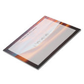 Deserts Man & Camels in the Sand Dunes Notitieblok (Schuin)